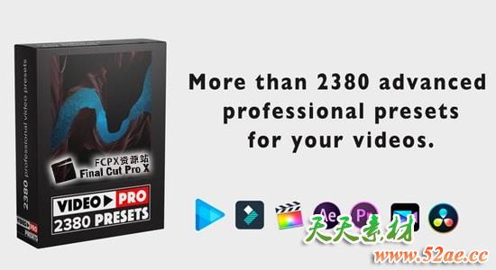 2380个多类型多风格电影视频调色LUTs预设（AE/PR/FCPX/PS/达芬奇/OFX） FCPX插件-第1张