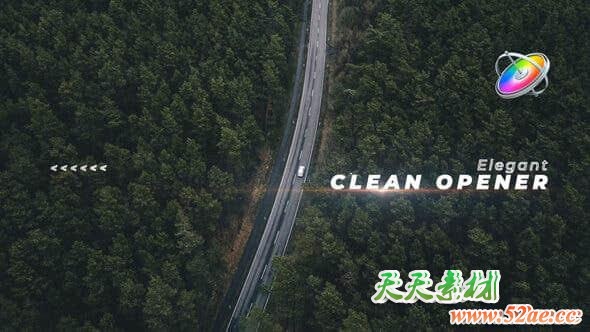 Apple Motion模板-画面切割图文展示片头开场 Elegant Opener Motion 5-第1张