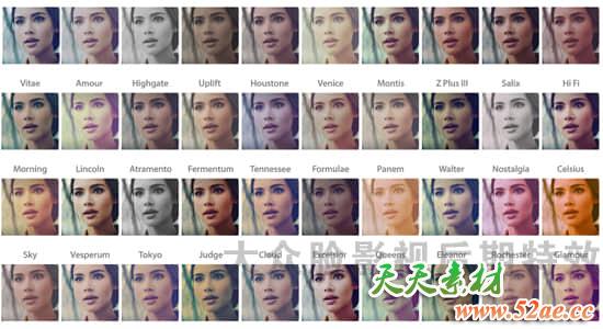 50个Instagram风格电影视频调色LUTs预设（FCPX/PR/PS/AE）Instagrading 50 Color Grading Filters FCPX插件-第1张