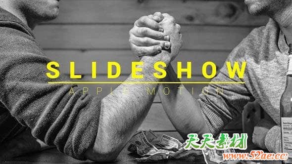 FCPX插件+Apple Motion模板-图片快速切割推动展示Simple Slideshow FCPX插件-第1张