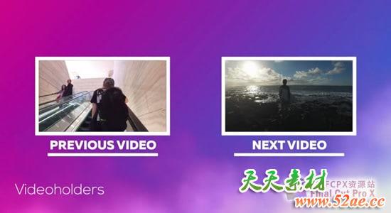 FCPX插件-故障干扰风格视频网站LOGO文字包装Glitch Youtube Channel Kit FCPX插件-第1张