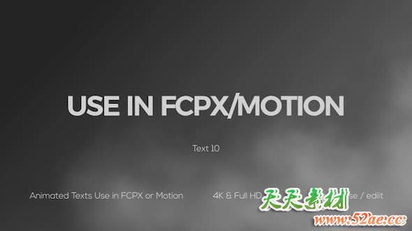 FCPX插件-10种干扰失真文字标题动画 Glitch Animated Titles FCPX插件-第1张