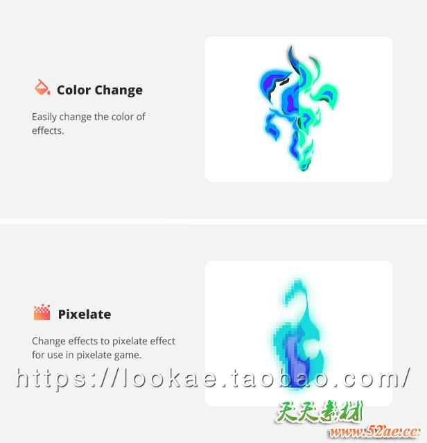 FCPX插件：59个卡通能量爆炸水流火焰烟雾MG动画元素 FCPX插件-第3张