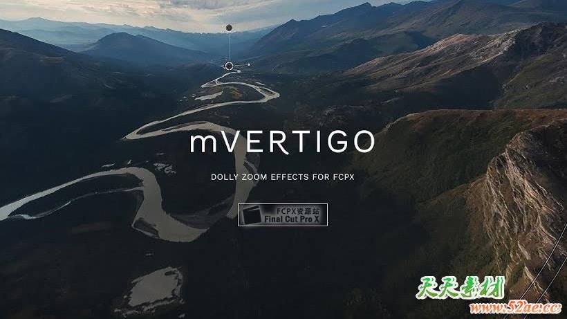 FCPX插件-移动轨道摄影车推拉缩放视觉效果 mVertigo FCPX插件-第1张