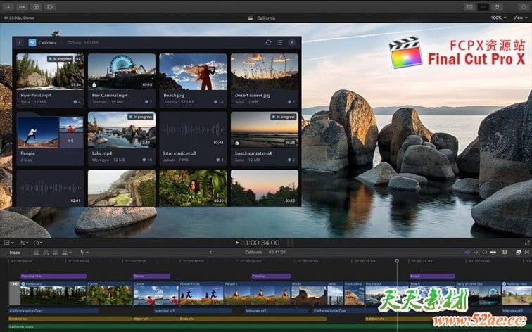 Final Cut Pro X 10.4.4 新功能介绍视频教程  (中文字幕) FCPX教程-第1张
