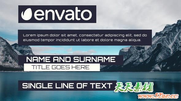 FCPX插件：6个灰色简洁字幕条标题动画 Simple Lower Third 3 + 使用教程 FCPX插件-第1张