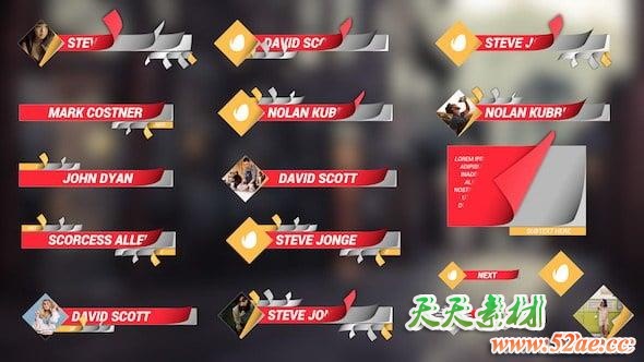 FCPX插件：18种翻书卷页字幕条标题动画 Clean Lower Thirds 支持4K FCPX插件-第1张