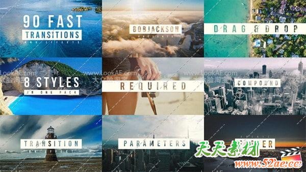 FCPX转场+特效插件：90种抖动摇晃旋转模糊损坏干扰翻转效果 FCPX插件-第1张