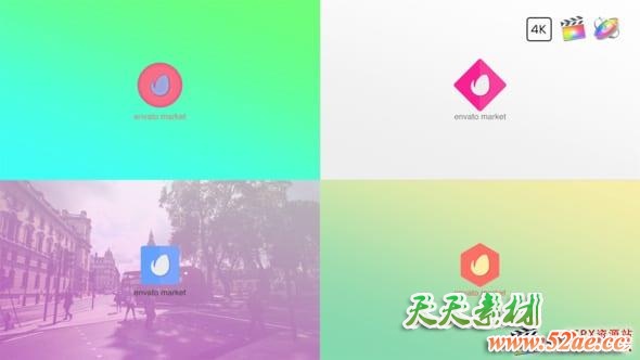 FCPX插件：流动液体MG风格LOGO标志片头 Liquid Logo + 使用教程 FCPX插件-第1张