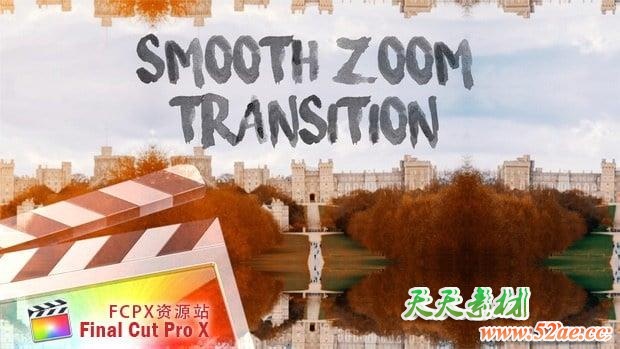 FCPX转场插件：平滑变焦缩放转场  Smooth Zoom Transition FCPX插件-第1张