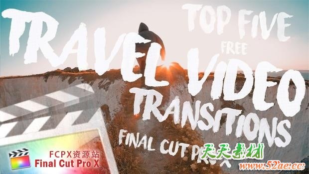 FCPX转场插件：5个移动过渡转场 Travel Video Transition FCPX插件-第1张