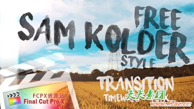 FCPX转场插件：扭曲变形过渡转场 Timewarp Transition 转场插件-第1张