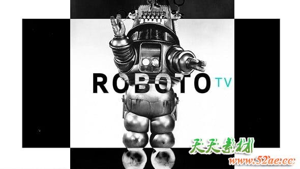 Apple Motion模板：动感节奏快闪图文包装展示 Roboto TV Motion 5-第1张