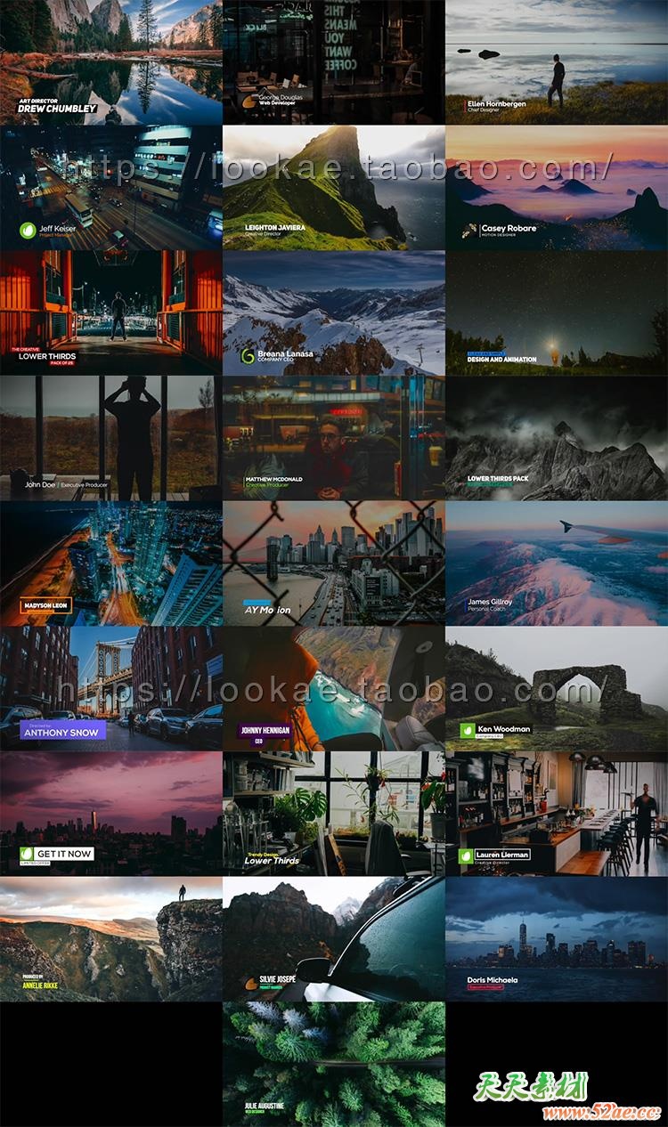 FCPX插件：25种迷你简洁字幕条文字动画 FCPX插件-第2张