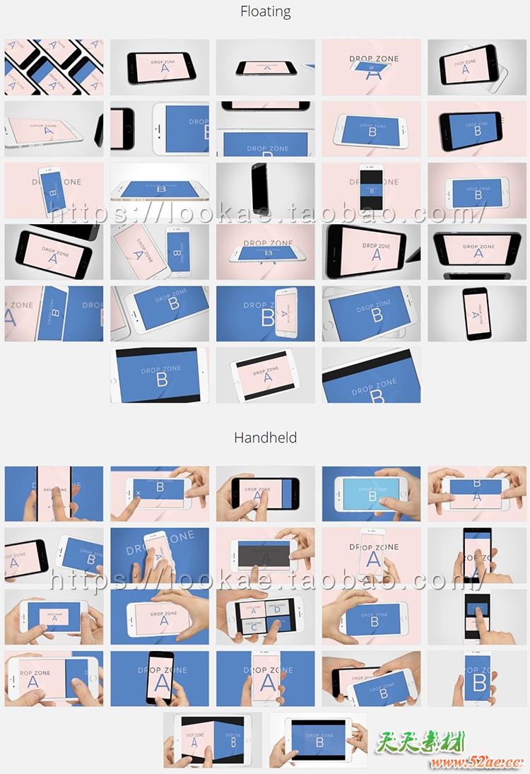 FCPX转场插件：50个苹果手机手势切换转场 mTransition Mobile FCPX插件-第2张