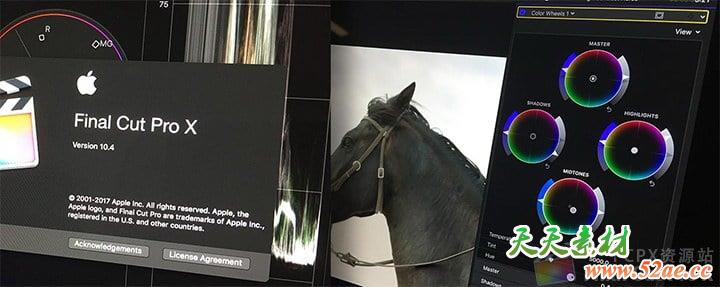 【资讯】Final Cut Pro X 10.4 新版软件即将发布 - 新的调色工具 新增VR 自带LUT 支持8K