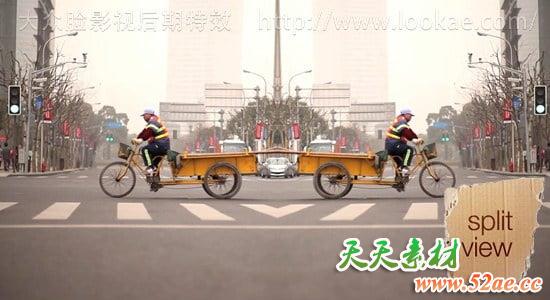 FCPX插件：视频镜像效果 FCPeffects - Split View