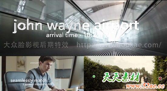 FCPX插件：三维空间透视视觉差文字标题动画 ProText Parallax