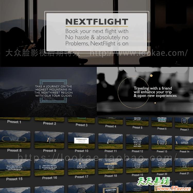 FCPX插件：30种商务企业文字标题动画 ProParagraph FCPX插件-第2张
