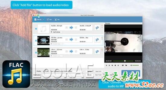 Mac苹果软件： FLAC 专业音频格式转换软件 Any FLAC Converter 3.8.21
