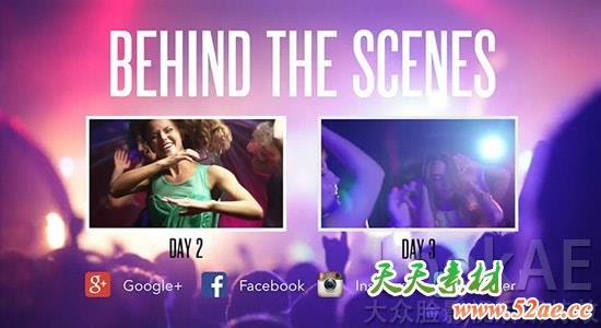 FCPX插件：视频社交网络多种样式小窗图像展示 ProTube Outro