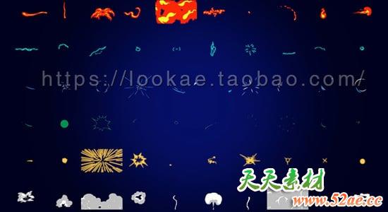 FCPX插件：66种炫酷卡通动漫MG动画元素包 Comic Pop + 使用教程