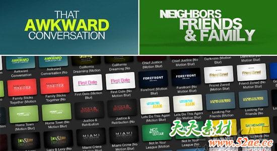 FCPX插件：电影预告宣传片3D文字大标题片头 ProTrailer - Prime Time