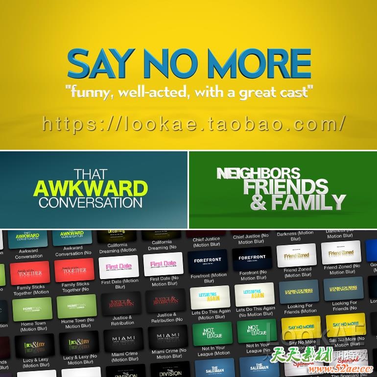 FCPX插件：电影预告宣传片3D文字大标题片头 ProTrailer - Prime Time FCPX插件-第2张