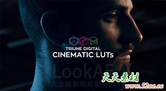 300组LUTs电影大片风格调色预设 Triune Digital: Cinematic LUTs