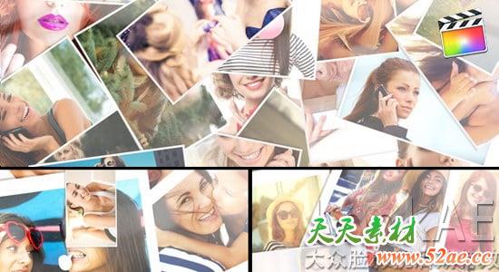 FCPX转场插件：多张图片叠加动态切换转场 TransPic + 使用教程