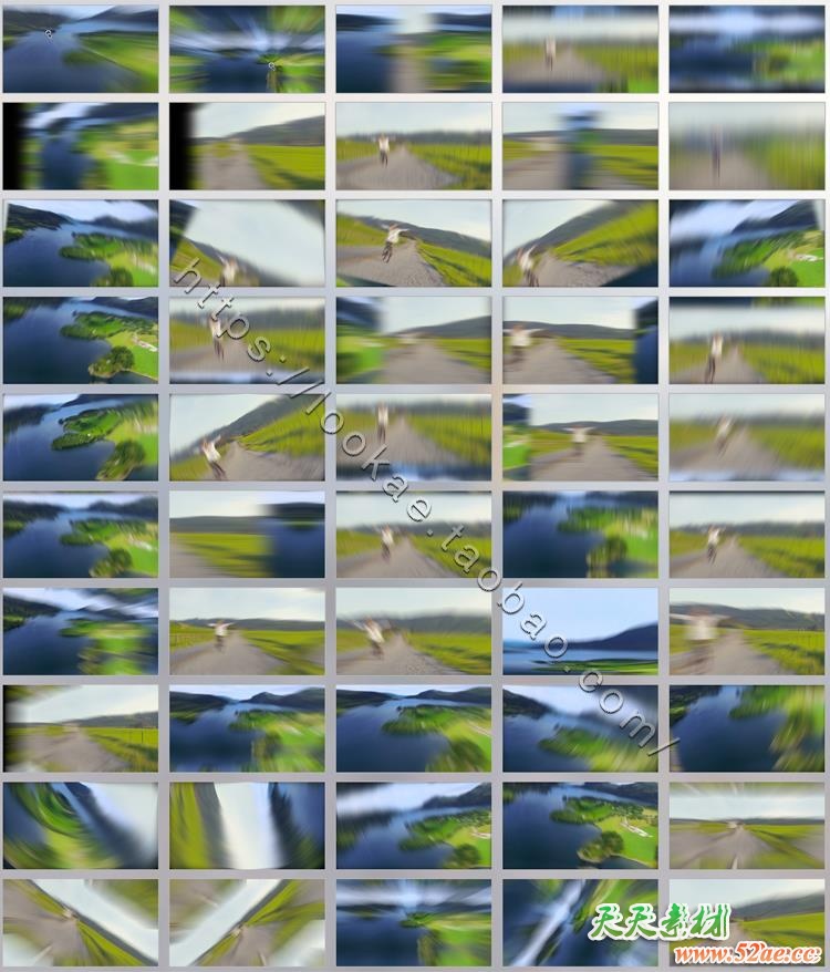 FCPX 转场插件：50种动感模糊冲击缩放转场插件 mTransition Zoom FCPX插件-第2张