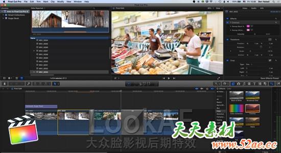 FCPX教程：25分钟快速学习 Final Cut Pro X 软件操作流程（导入/编辑/输出）