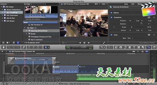FCPX教程：数字音频音效制作编辑训练教程 Intro to Effective Digital Sound Design in Final Cut Pro X