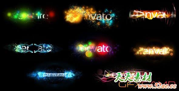 Holiday Particles Title Logo Pack 9460638