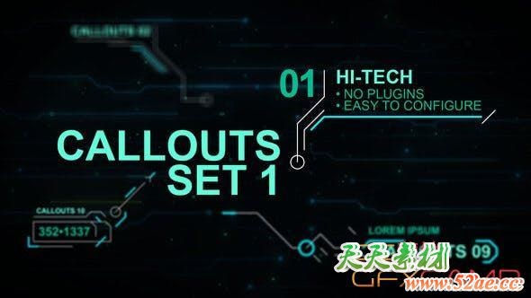 Callouts set 1 hi-tech 24318158