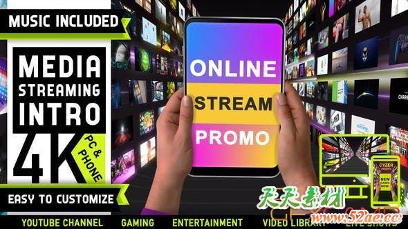 Media Streaming Content Intro Logo 29327378