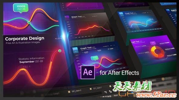 Graph Tool Infographics Сharts Bundle 29124362