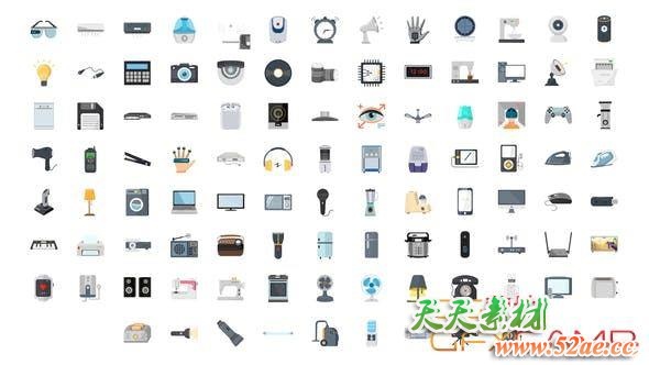 100 Electronic Gadgets Icons 29840386