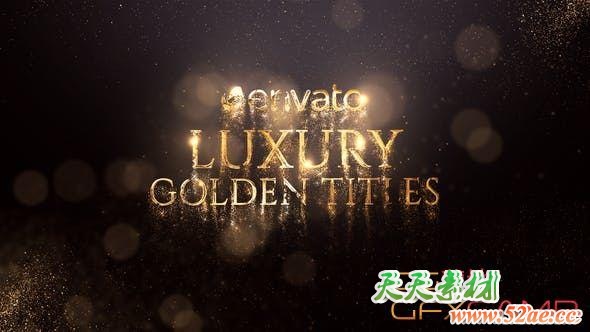 Luxury Golden Titles