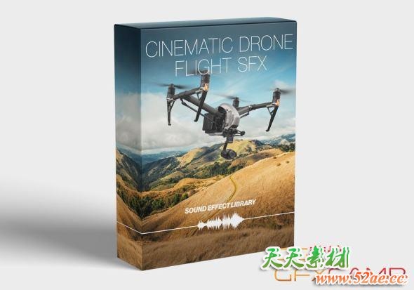 无人机飞行音效 Fcpxfullaccess – Cinematic Drone Flight SFX Library-天天素材网