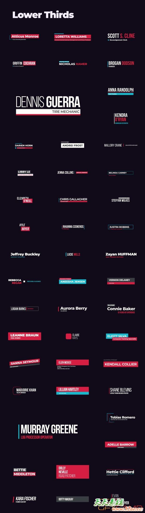 AE脚本+PR预设-6000组扁平化文字标题背景字幕排版指示线Logo图标MG动画 Trendy Graphics V5.6 破解版