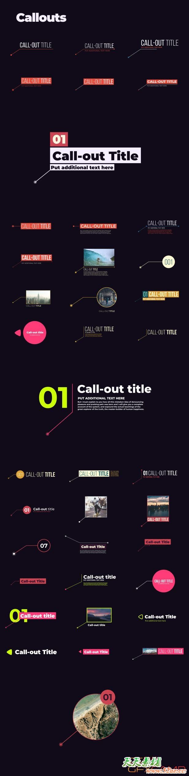 AE脚本+PR预设-6000组扁平化文字标题背景字幕排版指示线Logo图标MG动画 Trendy Graphics V5.6 破解版