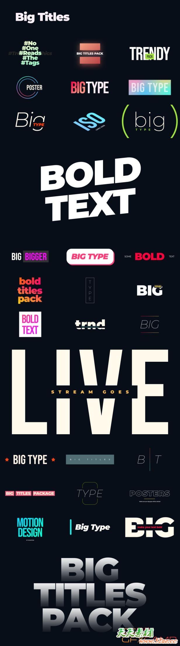 AE脚本+PR预设-6000组扁平化文字标题背景字幕排版指示线Logo图标MG动画 Trendy Graphics V5.6 破解版