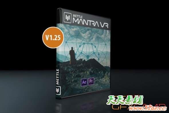 超现实几何对称AE插件 Mettle Mantra VR v2.23 for After Effects Win/Mac破解版-天天素材网