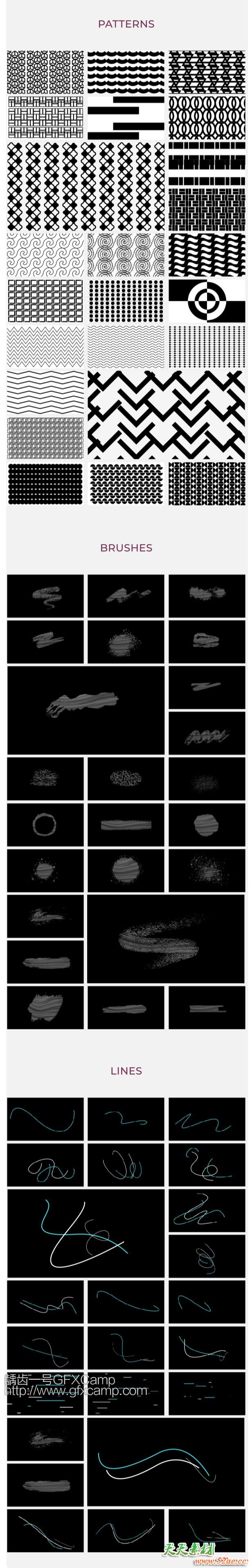 Premiere/PR脚本预设-4300文字标题字幕条指示线图形背景排版动画 破解版