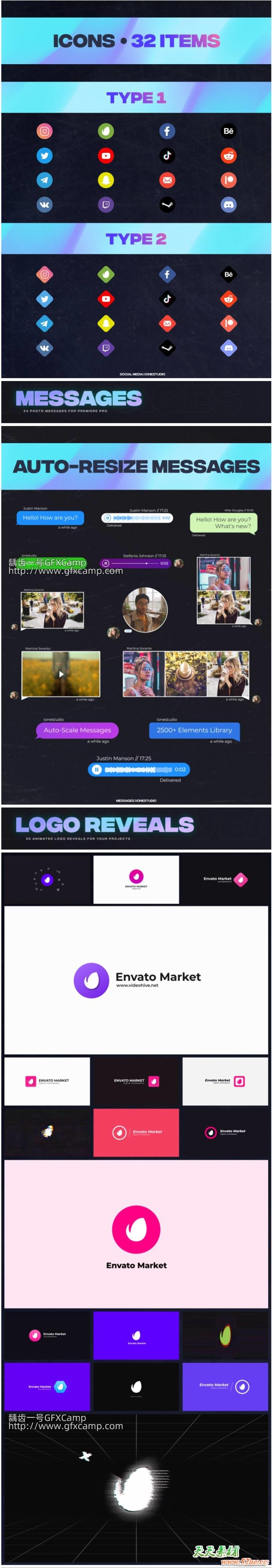 AE+Premiere/PR脚本-2500组无缝视频转场文字标题排版字幕条动画调色特效预设V2 破解版