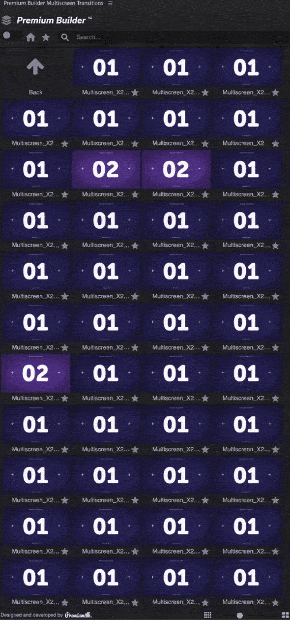 AE+Premiere/PR脚本-200组图片视频切割翻页常用分屏转场预设