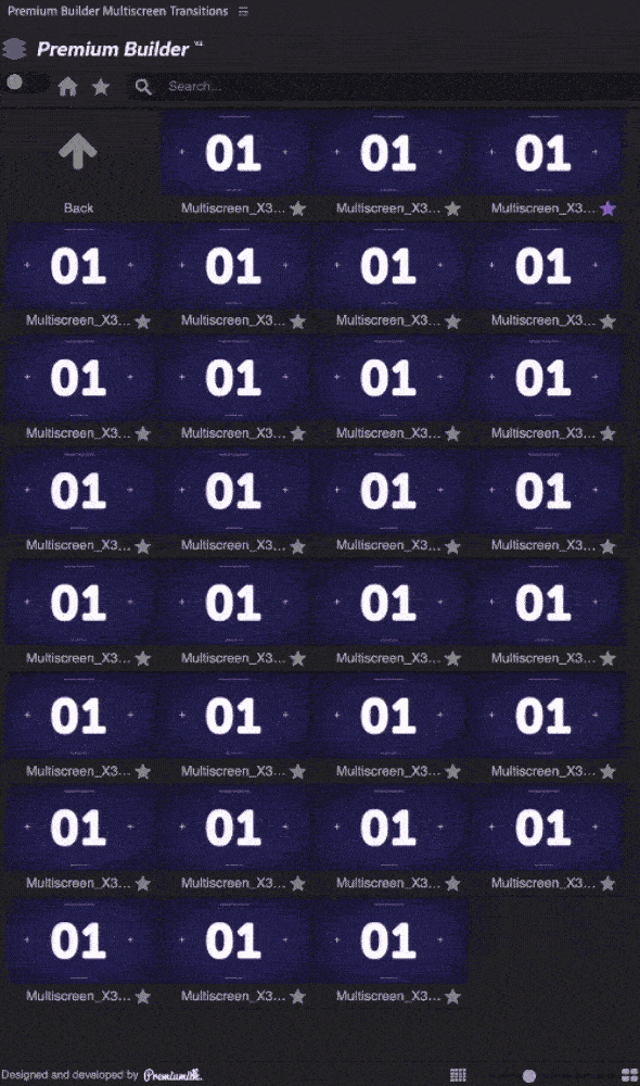 AE+Premiere/PR脚本-200组图片视频切割翻页常用分屏转场预设