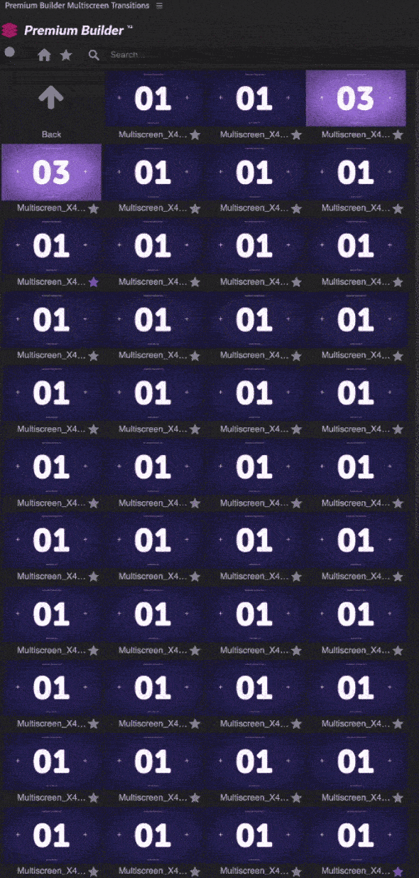 AE+Premiere/PR脚本-200组图片视频切割翻页常用分屏转场预设