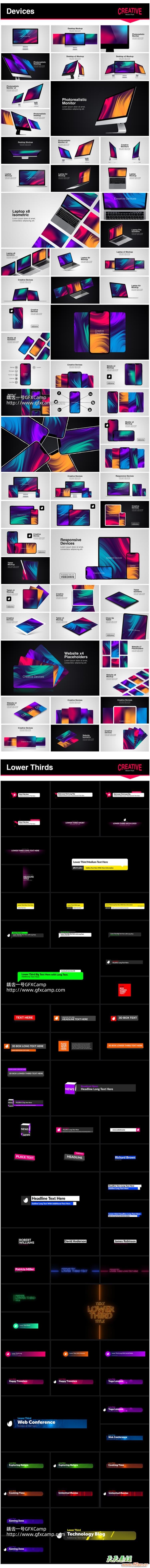 AE+Premiere/PR脚本-1000组文字标题排版片头人名字幕条指示线背景动画预设